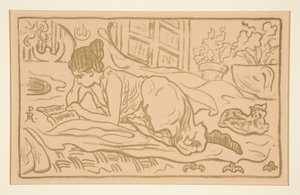 Ragazza distesa da Paul Elie Ranson