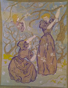 Due donne sotto un albero in fiore da Paul Elie Ranson