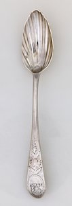 Cucchiaino scanalato, c.1785