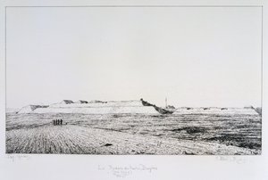 La Redoute des Haute Brugeres, Assedio di Parigi, 1870-1871 da Paul Roux