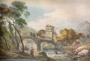 Paesaggio classico, XVIII secolo da Paul Sandby