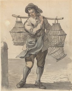 Un venditore di pollame da Paul Sandby