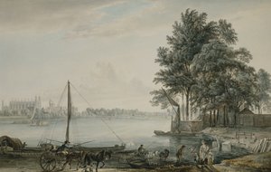 Veduta del collegio di Eton dal Tamigi, 1779 da Paul Sandby