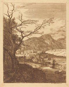 Capriccio con il castello di Edimburgo e Arthur