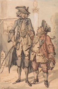 Caricatura di George Bubb Dodington e Sir Thomas Robinson