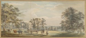 Alba nel parco di Luton da Paul Sandby