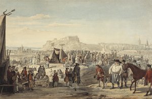 Fiera dei cavalli a Bruntsfield Links, Edimburgo da Paul Sandby