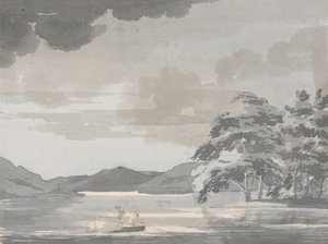 Scena lacustre da Paul Sandby