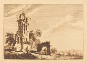 Abbazia in rovina da Paul Sandby