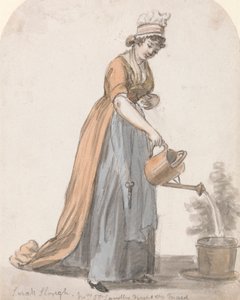 Sara Hough, la Tata della Signora T. P. Sandby da Paul Sandby