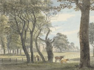 Il magazzino della polvere da sparo, Hyde Park, c.1790 da Paul Sandby