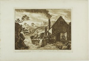 La fucina del ferro tra Dolgelli e Barmouth nella contea di Merioneth da Paul Sandby