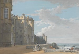 La terrazza nord, Castello di Windsor, vista verso ovest