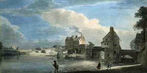 Il Vecchio Ponte a Shrewsbury da Paul Sandby