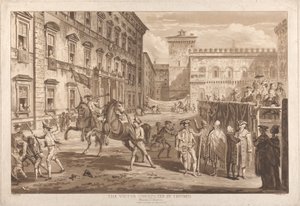 Il vincitore condotto in trionfo da Paul Sandby