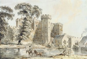 La porta sud del Castello di Cardiff da Paul Sandby