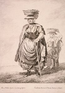 Due venditori di ostriche, Grida di Londra, 1760 da Paul Sandby