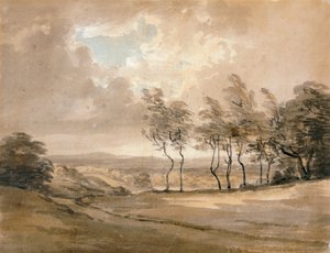 Veduta di Hampstead Heath da Paul Sandby
