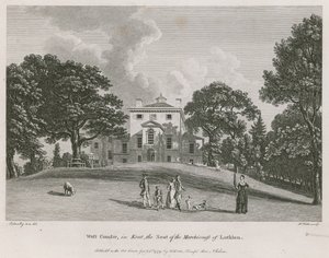 West Combe, nel Kent, la residenza della Marchesa di Lothian da Paul Sandby