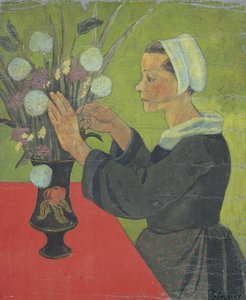 Bretone con bouquet (Huelgoat) da Paul Sérusier