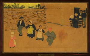 Bretonisches Paneel mit Kindern da Paul Sérusier