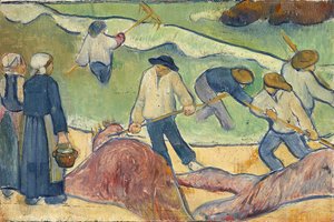 Piccolo paesaggio con pescatori Tang da Paul Sérusier