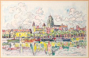 Ciboure, Saint-Jean-de-Luz, 1920 da Paul Signac