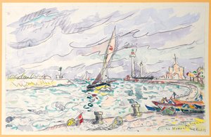 Ciboure, Saint-Jean-de-Luz, 1920 da Paul Signac