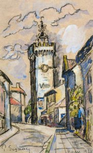 Il campanile di Viviers da Paul Signac