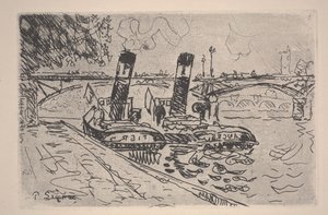 Le Pont des Arts da Paul Signac