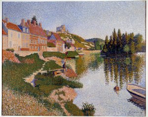 Les Andelys, la riva da Paul Signac