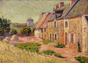 Saint-Briac, cortile a la Ville Hue da Paul Signac
