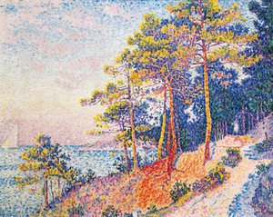 Saint-Tropez, il Sentiero della Dogana, di Paul Signac