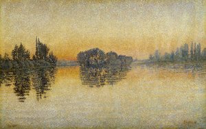 Tramonto, Herblay da Paul Signac