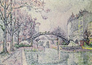 Il Canal Saint-Martin, 1933 da Paul Signac