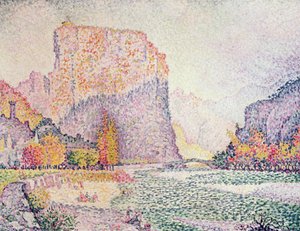 Le scogliere di Castellane, 1902 da Paul Signac