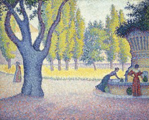 La fontana des Lices a St, 1895
