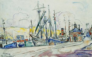 Il porto di Fecamp, 1930 da Paul Signac