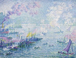 Il porto di Rotterdam, 1907 da Paul Signac