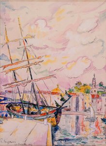 Il porto di Saint-Tropez, 1918