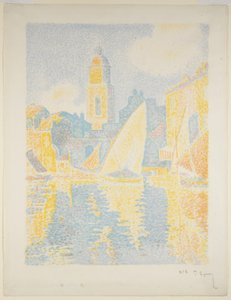 Il porto di Saint-Tropez II da Paul Signac