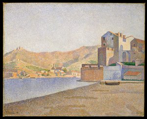 La spiaggia della città, Collioure, opus 165 da Paul Signac