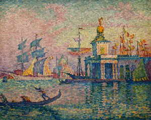 Venezia - La dogana di mare, 1908 da Paul Signac