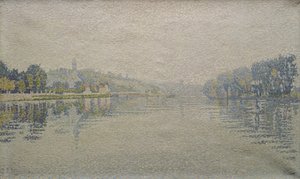 Veduta della Senna a Herblay, 1889 da Paul Signac
