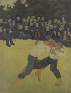 Lotta bretone, 1890-1891 da Paul Sérusier