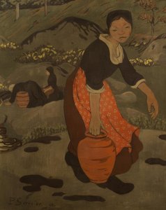 Giovane bretone con brocca da Paul Sérusier