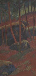 Le Bois rouge, c. 1895 da Paul Sérusier