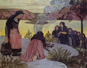 Il fuoco fuori o Les Mammau, 1893 da Paul Sérusier