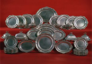 Il Servizio Egremont, un servizio da cena di Giorgio III (argento)