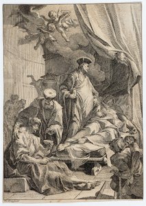 I santi Cosma e Damiano che curano i malati